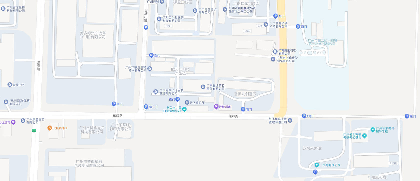 公司地理位置地图